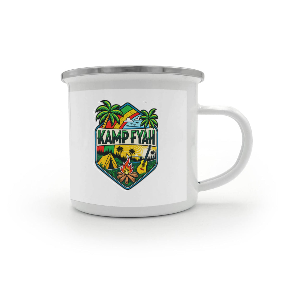 12oz Enamel Camping Mug